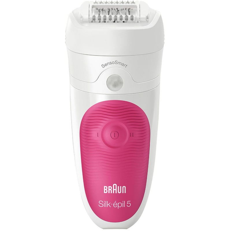 BRAUN SILK-ÉPIL 5 SES5-500 Αποτριχωτική Μηχανή Λευκό Ροζ