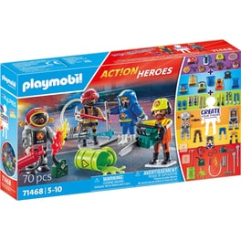 PLAYMOBIL® Action Heroes My Figures: Επιχείρηση Πυροσβεστικής (71468)