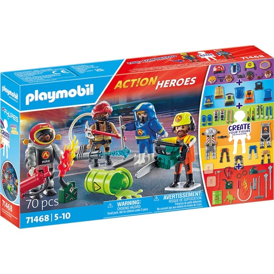 PLAYMOBIL® Action Heroes My Figures: Επιχείρηση Πυροσβεστικής (71468) image 0