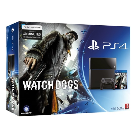 Sony PlayStation 4 - 500GB & Watch Dogs image 0