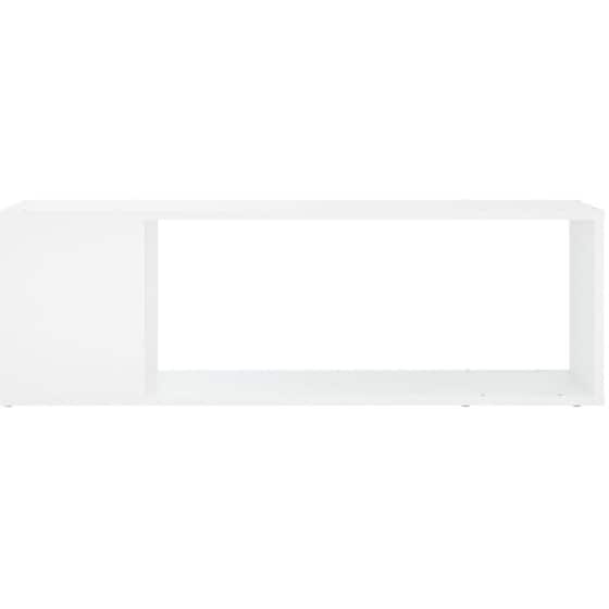 Έπιπλο Τηλεόρασης VidaXL από Μοριοσανίδα 100x24x32cm - Λευκό image 1