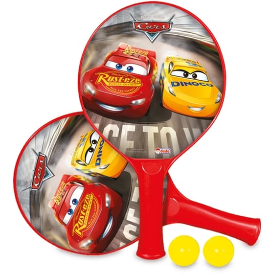 Σετ Ρακέτες Παραλίας Cars 2 τμχ - Κόκκινη image 1