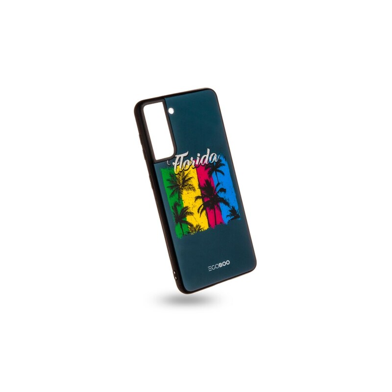 Θήκη Samsung Galaxy S21 - Egoboo Case Glass TPU - Florida