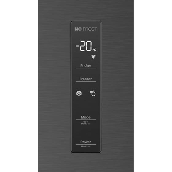 HISENSE RT641N4WFE1 Full No Frost 493 Lt Μαύρο Ψυγειοκαταψύκτης image 4