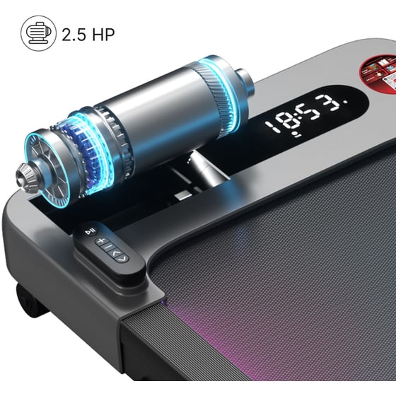 YESOUL W2 PRO BLACK Walking Pad Ηλεκτρικός Διάδρομος Γυμναστικής Μαύρο image 3