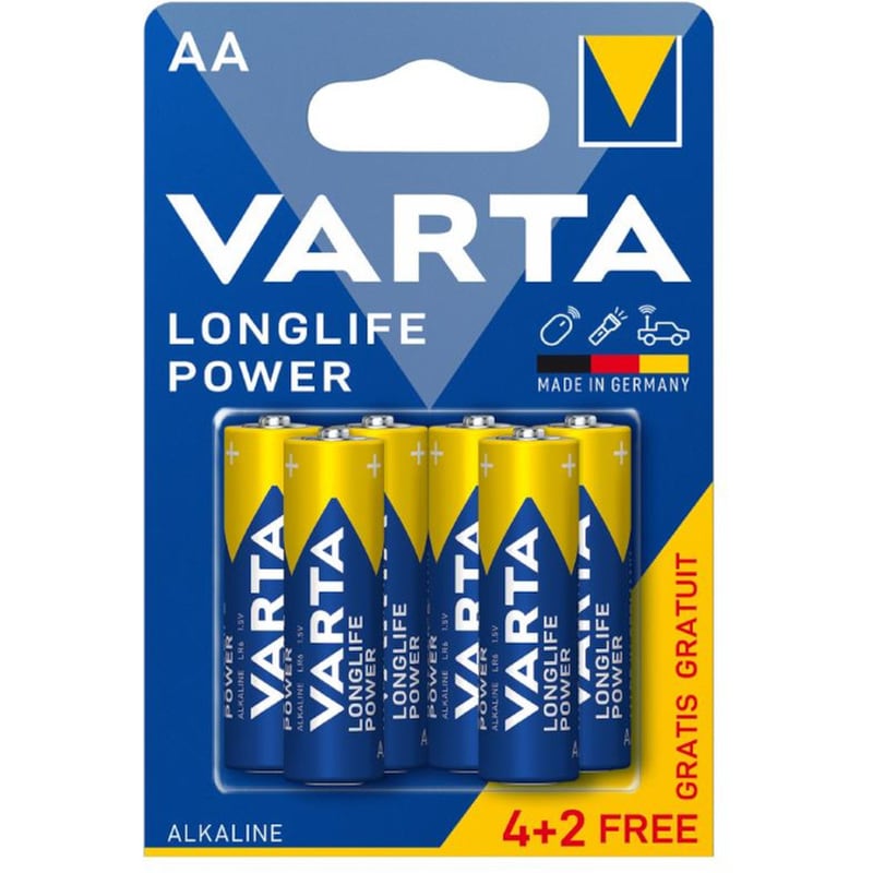 VARTA Varta Αλκαλικές Μπαταρίες AA 1.5V 6τμχ
