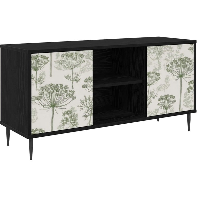Έπιπλο Τηλεόρασης VidaXL GOTHA 102 x 33 x 51 cm - Μαύρη Δρυς