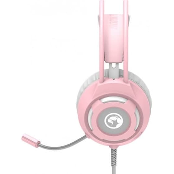 Marvo HG8936 Gaming Ενσύρματα Ακουστικά 3.5mm/USB με LED Φωτισμό - Ροζ image 1