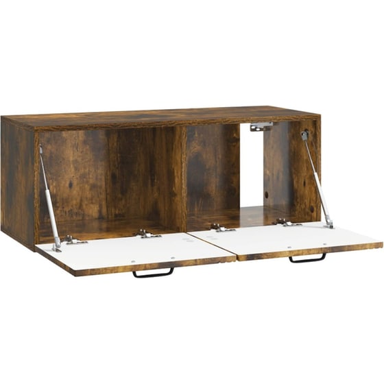 Επιτοίχιο Έπιπλο Τηλεόρασης VidaXL 78.5x31x30 cm - Καφέ Δρυς image 4