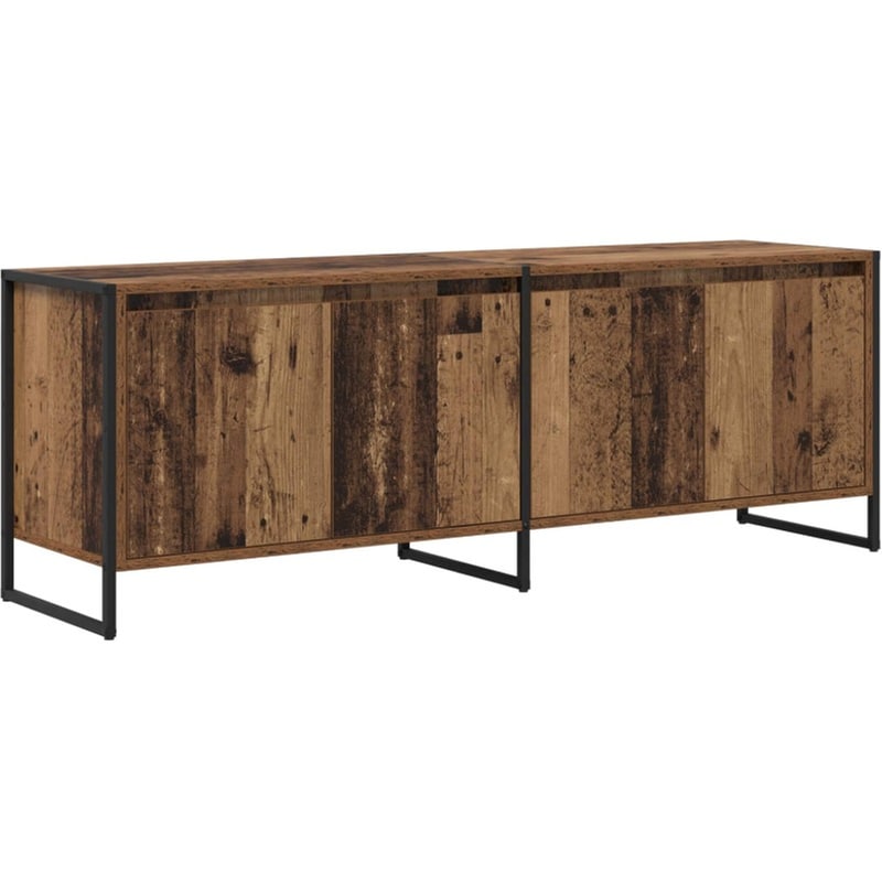 Έπιπλο Τηλεόρασης VidaXL 140 x 36 x 49,5 cm - Παλαιωμένο Ξύλο