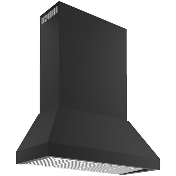 BERTAZZONI KPH120MASNET 120 cm Μαύρο Απορροφητήρας Καμινάδα-Τζάκι image 1