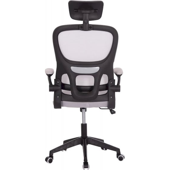 Καρέκλα Γραφείου 24Mall Base από Ύφασμα Mesh - Γκρι/Μαύρο image 3