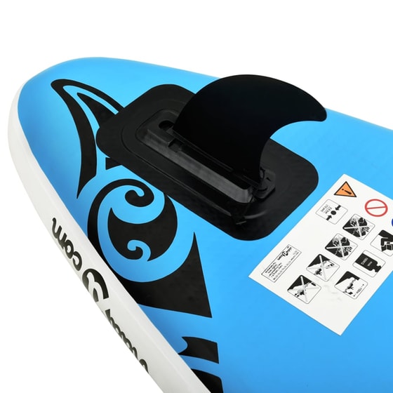 Φουσκωτή Σανίδα SUP VidaXL 305 x 76 cm - Μπλε image 6