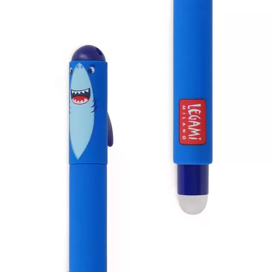 Στυλό Gel Legami Erasable Shark Blue 0.7 mm Μπλε image 2