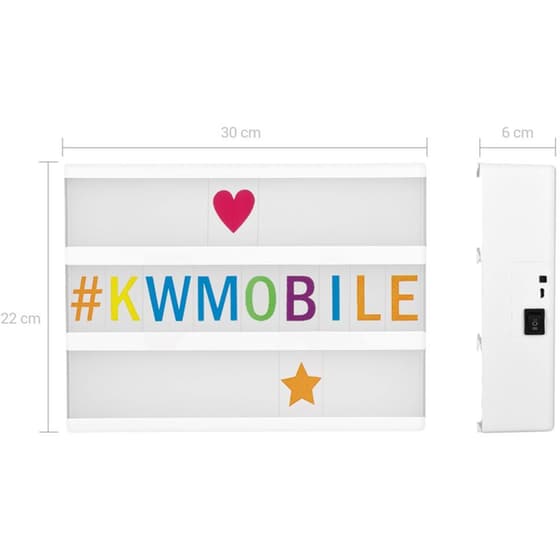 Φωτιστικό Γραφείου Kwmobile Πίνακας 3W - Λευκό image 1