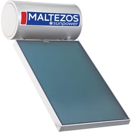 Ηλιακός Θερμοσίφωνας MALTEZOS Sunpower 160L/1.95τμ Διπλής Ενέργειας Ταράτσας