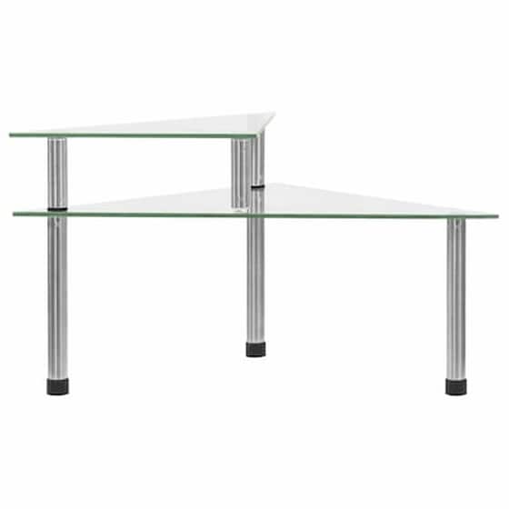 Vidaxl Ραφιέρα Κουζίνας Διαφανής 49,5 X 35 X 19 Εκ. Από Ψημένο Γυαλί image 2