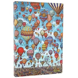 Ημερολόγιο Ημερήσιο Paperblanks 2026 Midi Flexis Baloon Festival