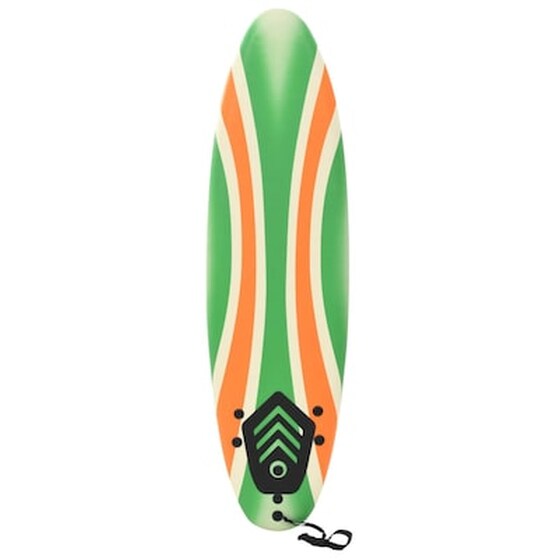 Σανίδα Surf VidaXL Μπούμερανγκ 170 cm - Πράσινο/Πορτοκαλί image 3