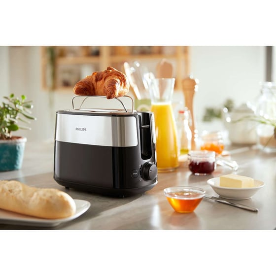 PHILIPS HD2516/90 2 Θέσεων 830W Μαύρο Φρυγανιέρα image 4