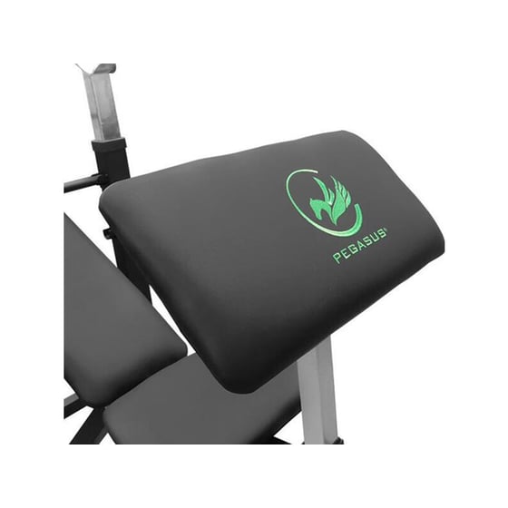 Ρυθμιζόμενος Πάγκος Γυμναστικής Pegasus W-359 Λ-5818, 160x84.5x110-130 cm - Μαύρο/Ασημένιο image 3