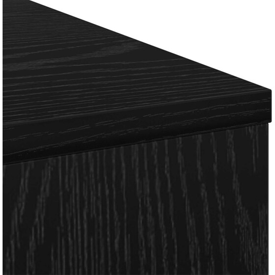 Γραφείο VidaXL από Επεξεργασμένο Ξύλο 100x40x75 cm - Μαύρη Οξιά image 8