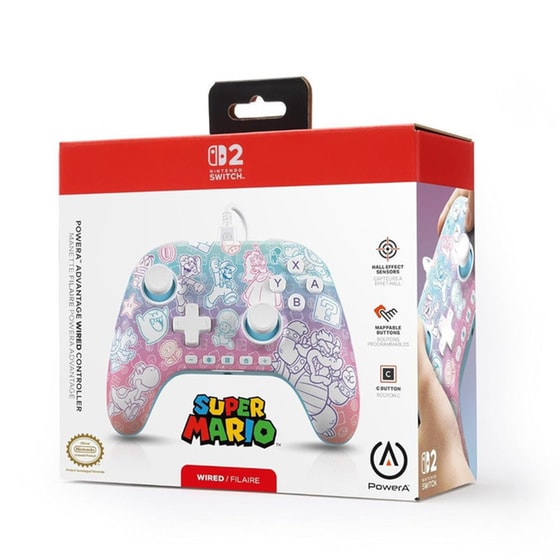 Ενσύρματo Controller Power-A Mario Mushroom Kingdom  - Πολύχρωμο image 2