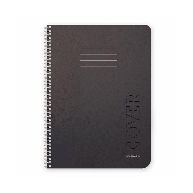 LOGIGRAF Τετράδιο Σπιράλ Cover Wirelock B5 2 Θεμάτων (1 Τεμάχιο)