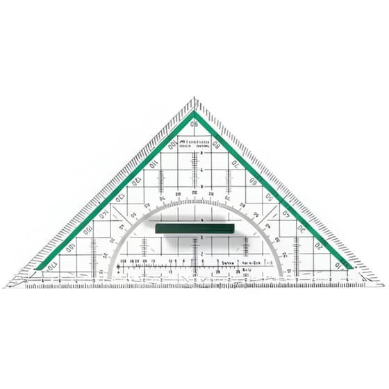 Γεωδαιτικό Τρίγωνο Faber Castell 20 cm image 0