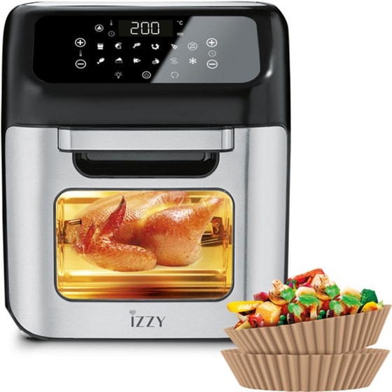 ΙΖΖΥ IZ-8205 XL 6 σε 1 με Πόρτα 1800 W 12 L Ασημί Φριτέζα Αέρος image 14