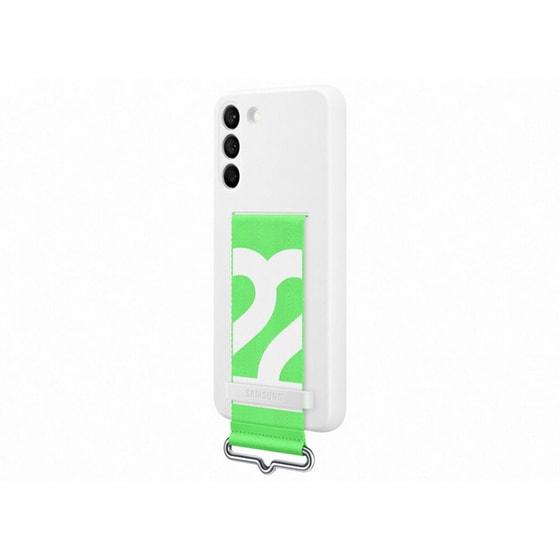 Θήκη Samsung Galaxy S22+ - Samsung Silicone Cover with Strap - White image 2