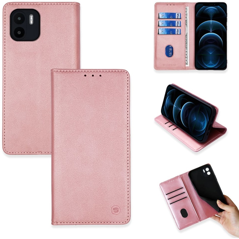 Θήκη Xiaomi - Vintage Magnet Book Sonique - Ροζ Χρυσό