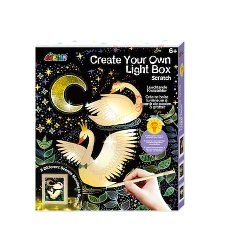 Arts And Crafts Χειροτεχνία Σκράτς Με Φωτισμό Scratch Create Your Own Light Box 60129