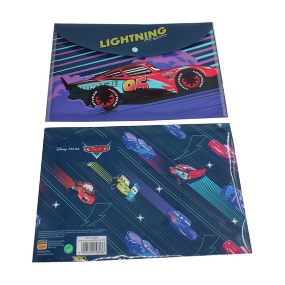 Φάκελος Gim Cars με Κουμπί Μπλε image 2