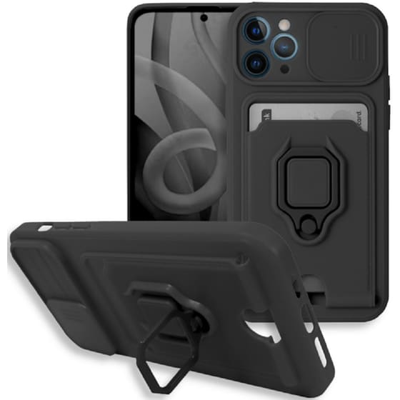 Θήκη Apple iPhone 11 Pro - Bodycell Multifunction - Μαύρο image 0