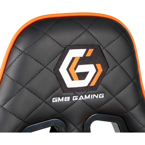 Gaming Καρέκλα Gembird GC-03-BO από Τεχνητό Δέρμα - Μαύρο/ Πορτοκαλί image 10