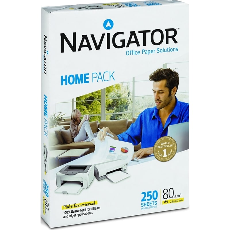 NAVIGATOR Navigator Home Pack Χαρτί Εκτύπωσης A4 80gr 250 φύλλα