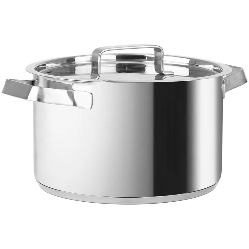 ESTIA 01-33903 Κατσαρόλα Βαθιά 26 cm Ασημί ESTIA