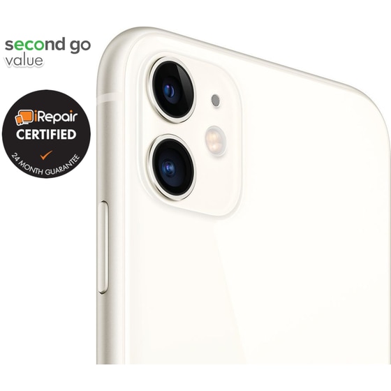 Μεταχειρισμένο Apple iPhone 11 128GB White second go value Certified by iRepair image 5