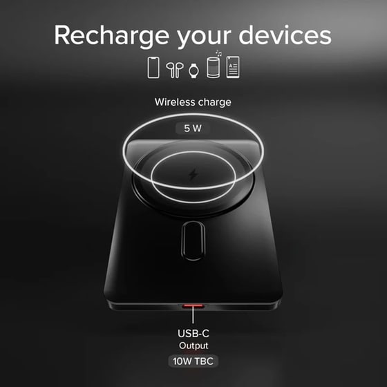 Powerbank 3000 mAh Magnetic with 5W Wireless Charging Compatible with MagSafe image 3