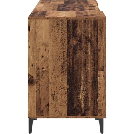 Γραφείο VidaXL από Επεξεργασμένο Ξύλο 140x50x75 cm - Παλιό Ξύλο image 2