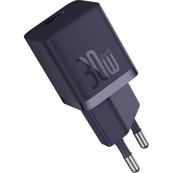 Φορτιστής Πρίζας Baseus Mini Wall  Gan5 30W - Μωβ image 0