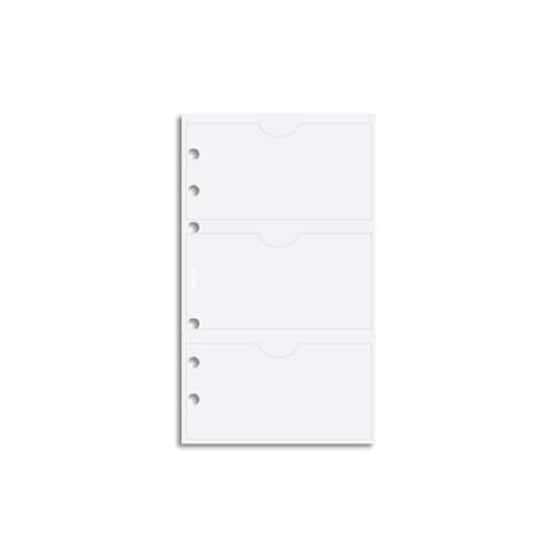 Ανταλλακτικά Personal Filofax Πλαστική Θήκη Επισκεπτηρίων Καρτών image 0