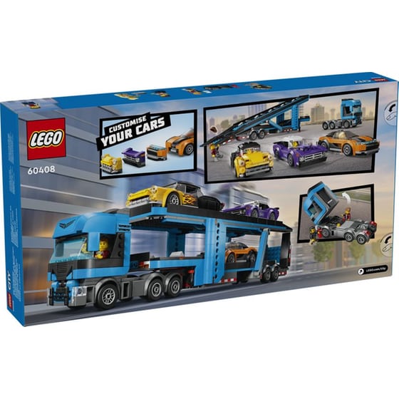 LEGO® City Car Transporter Truck with Sports Cars (60408) image 8