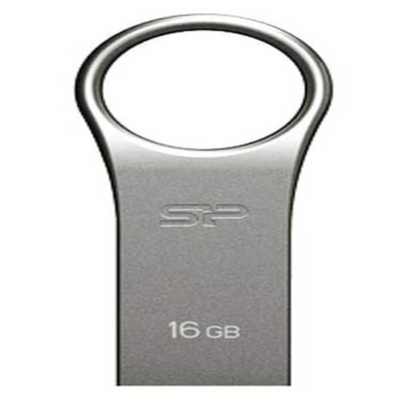 SILICON POWER Silicon Power Firma F80 16GB USB 2.0 Stick Ασημί