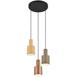 Trio Lighting Κρεμαστό Φωτιστικό Πολύχρωμο με Ντουί E27 37x27x150εκ.