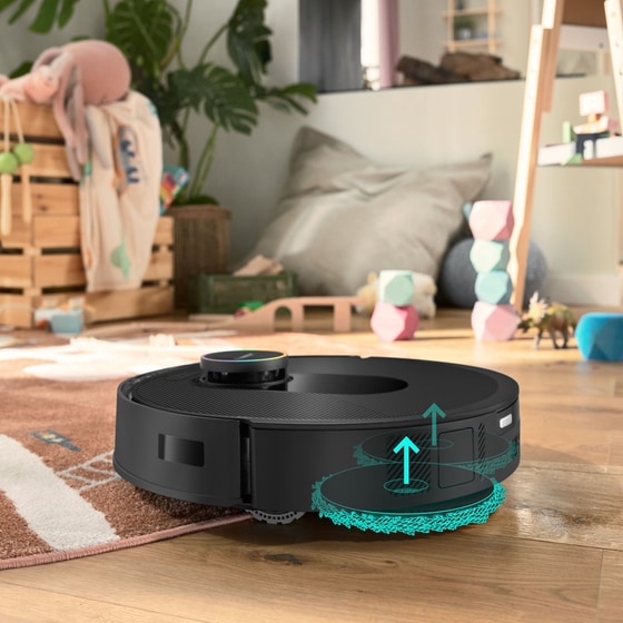 BOSCH SPOTLESS MAX CAM BCRDW3BX για Σκούπισμα και Σφουγγάρισμα Μαύρο Σκούπα Ρομπότ image 20