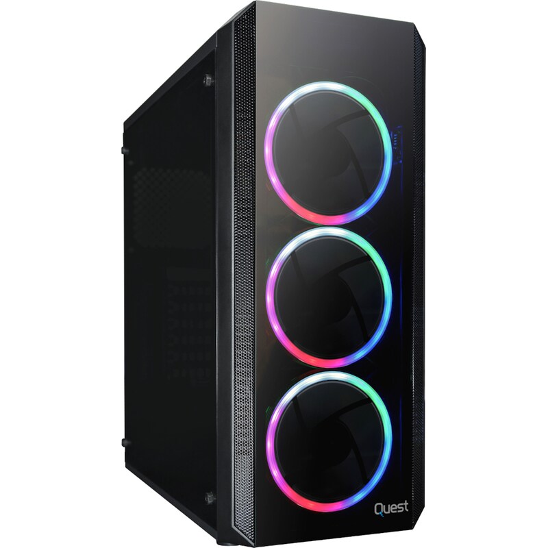 Desktop Quest PLAY (Intel Core i512400F/8GB/250GB SSD+1TB HDD/Nvidia