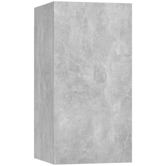 Έπιπλα Τηλεόρασης VidaXL Μοριοσανίδα 4 Τμχ 80x30x30cm - Γκρι image 4