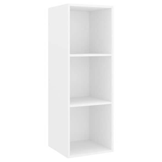 Έπιπλα Τηλεόρασης Vidaxl  Μοριοσανίδα 2 Τμχ  37x37x142.5 cm - Λευκό image 4